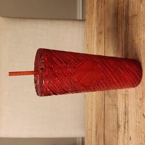 Starbucks Holiday 2024 Red Swirl Stripe Venti Tumbler